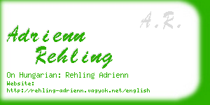 adrienn rehling business card